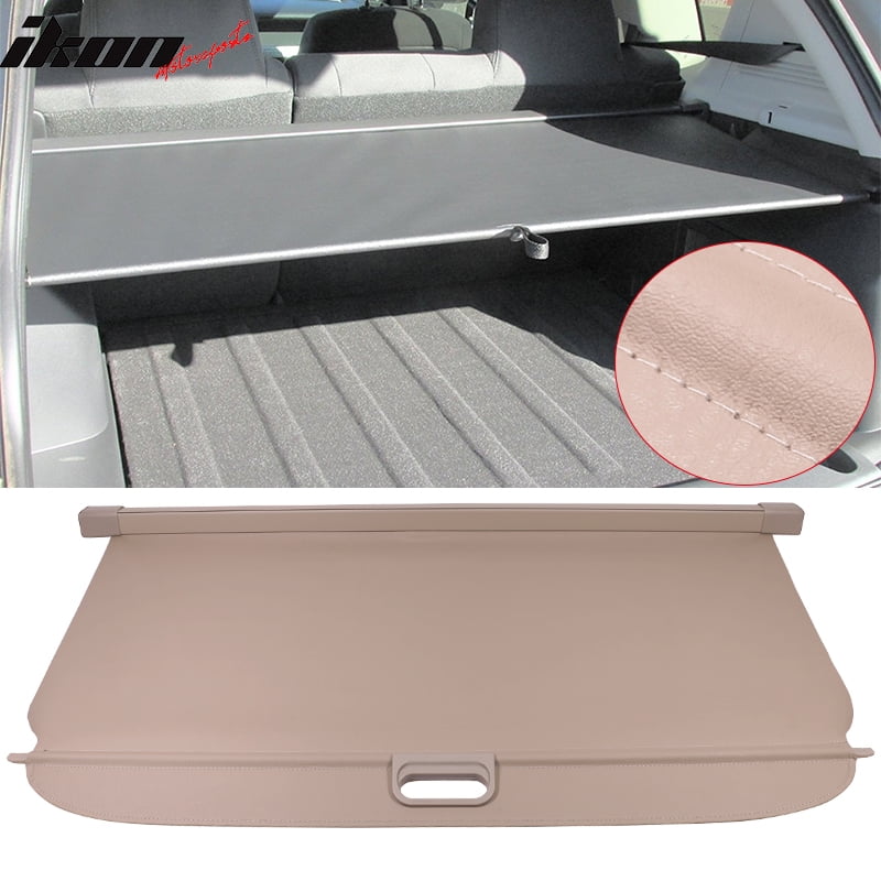 Compatible with 0717 Jeep Compass Patriot Beige Tonneau Cargo Cover