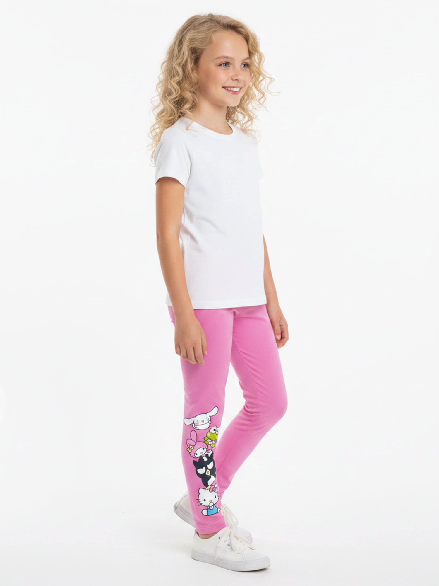 Sanrio Girls' Hello Kitty and Friends Graphic Leggings, Sizes 4-16