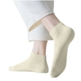 thumbnail image 2 of Naittoop Womens Ankle Socks, Thin Mesh, Solid, Soft Casual Sock Fall Winter, Yoga, Sleep Wear, Going Out, Outdoor, 2 of 5