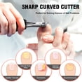thumbnail image 4 of Lima de uñas Herramienta de pedicura para cortar uñas de los pies - Cortaúñas profesional para podólogos para uñas gruesas y encarnadas, hoja curva afilada para hombres, mujeres y personas mayores Zhivalor WMSS-518, 4 of 4