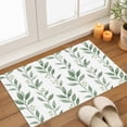thumbnail image 3 of Eucalyptus Leaves Indoor Door Mat 18x30 Inch Spring Summer Watercolor Green Leaf Front Door Mat Non Slip Washable Entryway Rug Low Profile Dirt Trapper Doormat for Bathroom Kitchen Bedroom, 3 of 9
