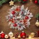 thumbnail image 4 of Guirnalda Ganfancp Terciopelo Navidad Decoración de Pared Bola de Navidad Nuez, 4 of 7