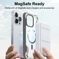 thumbnail image 4 of ELEHOLD Magnetic Designed for iPhone 12 Pro Case, Compatible with MagSafe, Military-Grade Drop Protection Not Yellowing Clear Phone Case for iPhone 12 Pro with Shockproof Bumper,Gray, 4 of 6