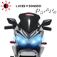 thumbnail image 2 of Moto Montable Eléctrica Deportiva 2 Ruedas para Niños Luz Bluetooth Dos Baterias 6V con Cargador Soporta Hasta 30kg - Gris, 2 of 8