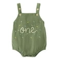 thumbnail image 1 of MeetoTime Baby Boys Girls Jumpsuits Printed Embroidered Suspender Newborn Infant Rompers Baby Crawling Clothes, 1 of 7