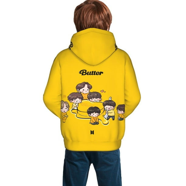 Kpop BTS Kids' Hoodie 3d Print Sweatshirt Soft Pullover Hooded