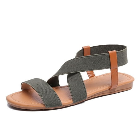 

Womens Spring Trends!AXXD Walking Sandals Women Sandals Footwear Sandals For Lady New Arrival Size 6.5
