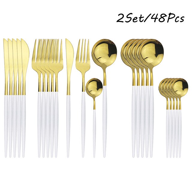 48PCS/Set Stainless Steel Cutlery Set Walmart Canada