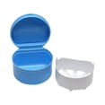 thumbnail image 1 of Denture Box Case Denture Bath Box Case Dental False Teeth Storage, 1 of 1