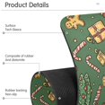thumbnail image 4 of Yayeee Faucet Mat for Kitchen Sink 30" Diatomite Long Splash Guard Pad, Yellow Christmas Gingerbread, 4 of 7