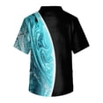 thumbnail image 3 of Men's Short Sleeve V Neck Print Chest Pocket Carer Top 3XL, 3 of 3