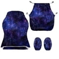 thumbnail image 2 of Uorisanigo Purple Galaxy Gaming Chair Cover with Armrest Covers Removable Racing Gaming Chair Protector with Elastic Edge Breathable Computer Chair Slipcovers for Office Dormitory, 2 of 8