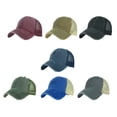 thumbnail image 2 of Qarigey Sombrilla ajustable verano hombres y mujeres gorra de béisbol de color sólido gorra deportiva Sombreros caqui, 2 of 6