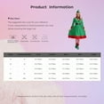 thumbnail image 7 of Zaldita Women Christmas Elf Suit Santa Helper Velvet Dress Xmas Holiday Party 7Pcs Outfits Green M, 7 of 7