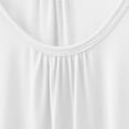 thumbnail image 4 of Duoif Tank Top for Women, Women's Spring and Summer Camisole Loose Pleated Home Top Sleeveless Inner T Shirt Base Shirt Womens Tank Tops Womens Tops White XXXXXXL, 4 of 6