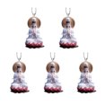 thumbnail image 1 of Visland 2D Acrylic Jesus Christ Ornament Car Rearview Mirror Hanging Decor Auto Interior Religious Gift for Christian Retro Faith Accessories, 1 of 8
