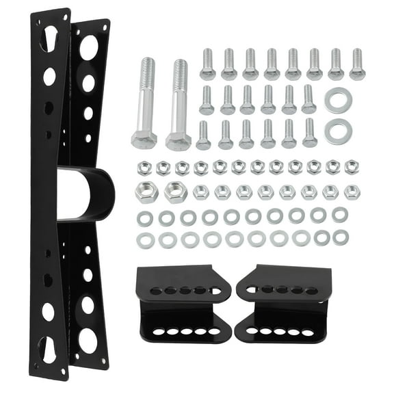 Maxpeedingrods Trailing Arm Cross Member Anti Squat Brackets Rear for Chevy C10 GMC C15 1967-72