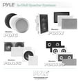 thumbnail image 4 of PYLE PDIW62 - In-Wall / In-Ceiling Dual 6.5'' Speaker System, Directional Tweeter, 2-Way, Flush Mount, White, Sold as Pair, 4 of 4