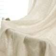 thumbnail image 2 of DriftAway Natural Linen Curtains 94 Inches Long 3 Pound Thick Semi Sheer 2 Panels Farmhouse Real Flax 3 Inch Rod Pocket Back Tab Boho Rustic Light Filtering Window Drapes for Bedroom Privacy Assured, 2 of 8