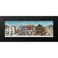 thumbnail image 2 of Brown, David Carter 14x7 Black Modern Framed Museum Art Print Titled - Christmas Village Crop, 2 of 5