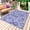 Lavender Purple, variant on Purple Navy Blue Outdoor Rug 4x6 Ft - Reversible Patio Rug Outdoor Camping Rugs, Retro Botanical Abstract Art Washable Indoor Outdoor Area Rugs, Non-Slip Outdoor Carpet Runner for Deck/Porch