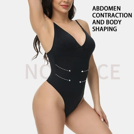 

AXXD Shaping Camisoles For Women With Built In Bra Shaping Seamless One-Piece Thong Body Shaper Abdominal Lifter Hip Shaper Underwear Stretch Slimming Body Corset Just My Size Panties Corset Top