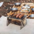 thumbnail image 5 of Burning Camp Stove BBQ Cooker/Portable Folding Backpacking Stove with Grill-Grid Stove for Outdoor, 5 of 8