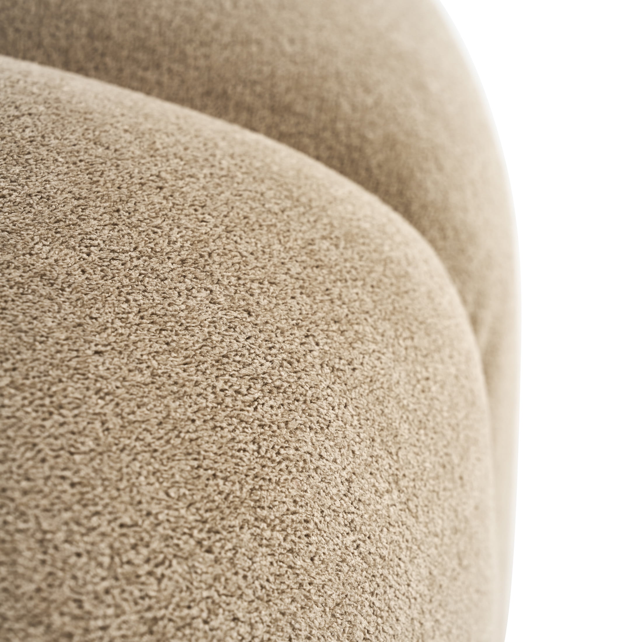 Christopher Knight Home Modern Round Velvet Pumpkin Ottoman, Plush Upholstered Footstool, Warm Greige
