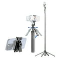 thumbnail image 1 of 4-Leg Extendable Selfie Stick Tripod for Phone Max. Length 180cm/71in, 1 of 8