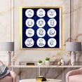 thumbnail image 3 of Designart 'Zodiac Diagram & Signs On Blue' Modern Framed Art Print, 3 of 4