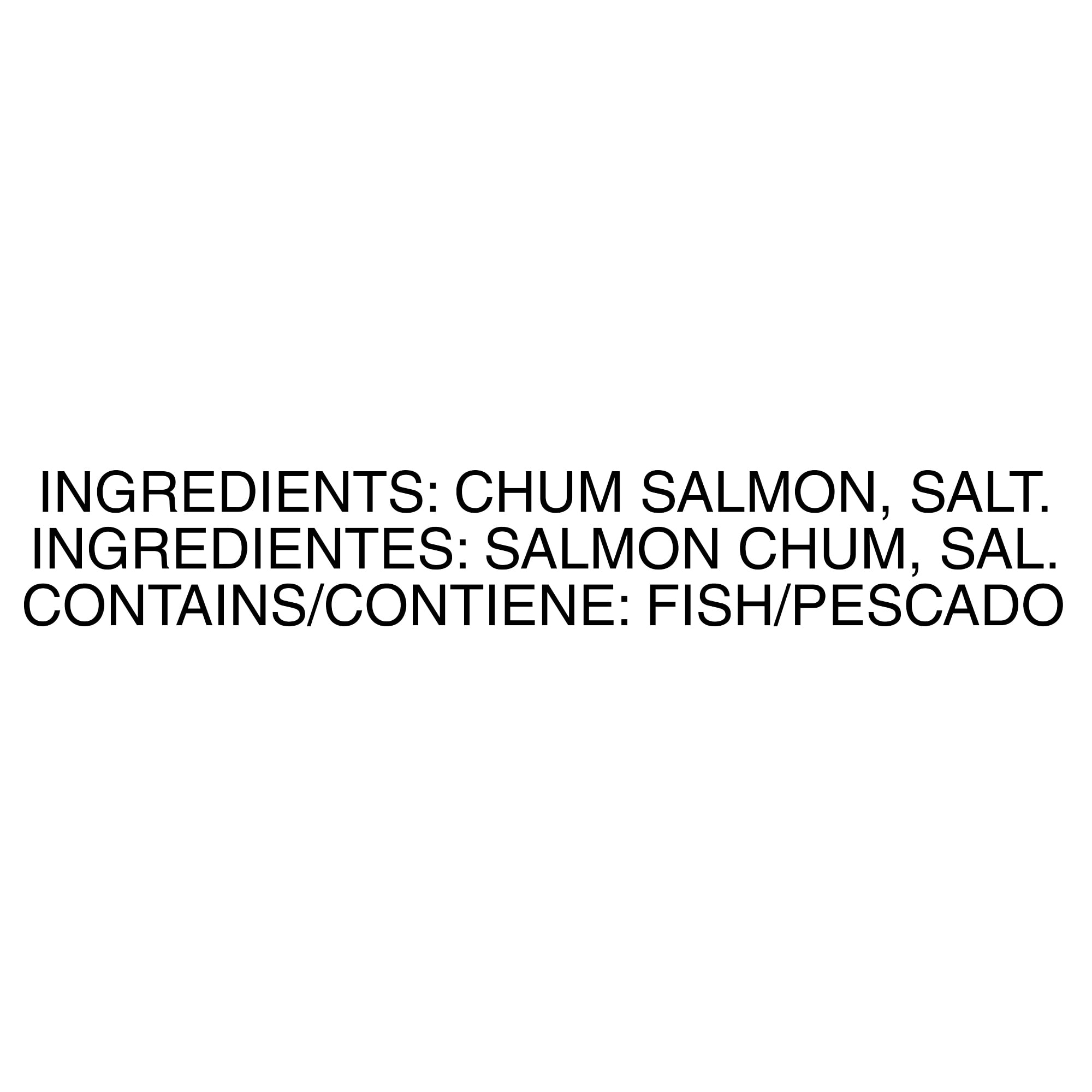 Cedeira Canned Chum Salmon, 14.75 oz. Metal Can