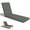 dark gray, variant on Favoyard Outdoor Lounge Chair Cushion 72x21x3 in Rainproof Color Fade-Resistant & Removable Cover Patio Chaise Lounge Cushion with High Resilience