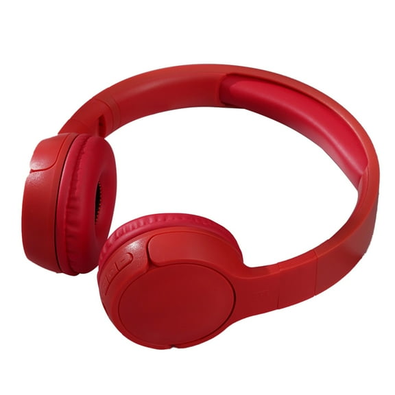 Blasgw Bluetooth Headphones Over-Ear, Wireless Headphones With Microphone, HiFi Stereo Foldable Lightweight Headset For Cellphone & PC Red