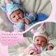 thumbnail image 2 of Muñeca gemela BABESIDE Sweet Smile realista de 43 cm para niño/niña, 2 of 9