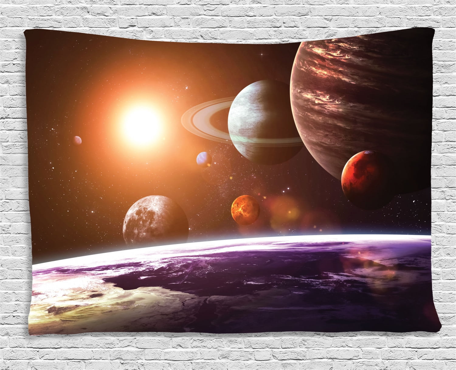 Galaxy Tapestry, Space Theme View of the from Earth Science