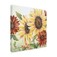 thumbnail image 3 of Canvas Wall Art - Jean Plout 'Sunflower Joy A' Wall Art for Living Room, Bedroom, or Office Décor by Trademark Fine Art - 14 x 14 Inches, 3 of 4