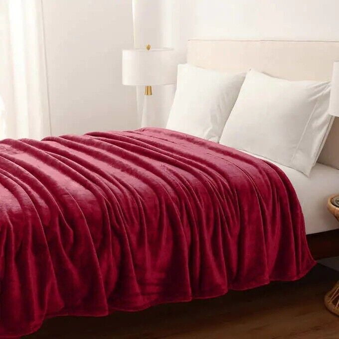Berkshire Life EcoSoft Queen Blanket in Red