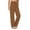 Brown, variant on Gauze Pants Beach Pants Linen Palazzo Pants for Women Casual Capri Baggy Wide Leg Beach Pants for Women Flowy Wide Leg Drawstring High Waist Vacation Beach Trousers White S-3XL