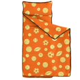 thumbnail image 2 of Football and Basketball Orange Pattern Teens Toddler Nap Mat with Pillow, Sleeping Mat Bag for Preschool Daycare 51"x22", 2 of 6