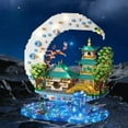 thumbnail image 1 of Frozen Palace Building Blocks Toys, Educational Assembly Chinese Ancient Architecture, Birthday Gift, 1 of 5
