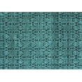 thumbnail image 1 of Ahgly Company Indoor Rectangle Abstract Light Blue Modern Area Rugs, 3' x 5', 1 of 4