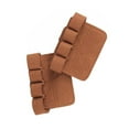 thumbnail image 2 of Yuarrent Almohadillas de guantes de mano de elevación antideslizantes de cuero para Fitness Home Gym Brown Type3 NO3, 2 of 6