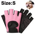thumbnail image 1 of Guantes de entrenamiento para hombres y mujeres, ligeros y transpirables con acolchado, guantes de levantamiento de pesas, guantes de baile en barra sin dedos MFZFUKR 220486-1, 1 of 8