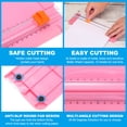 thumbnail image 4 of Unique Bargains 12 Inch Paper Cutter, Portable Paper Trimmer Slicers Scrapbooking Tool for A4 Size Paper, Green, 4 of 7