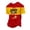Red, variant on Soccer Cup 2026 Graphic Tee for Men, Crew Neck Short Sleeve National Team Jersey Shirt - Lightweight Summer Fan Top with Country Flag Print for Match Day & Casual Wear Black L