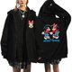 thumbnail image 1 of Sudaderas Y2k de los años 90 con cremallera de Minnie, sudaderas con capucha de Mickey Mouse y Disney, chaqueta Harajuku para mujer, ropa de calle de dibujos animados Unisex, 1 of 1