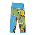 thumbnail image 5 of Fotbe Dinosaur Riding a Motorcycle Women's Pajama Pants,Sleepwear Pants,Pj Bottoms Drawstring And Pockets-XX-Large, 5 of 9