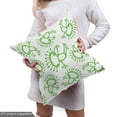 thumbnail image 4 of Ambesonne Alien Fabric by the Yard Upholstery, Doodle Monsters, 2 Yards, Lime Green, 4 of 4