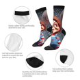 thumbnail image 4 of Saiise Chucky Funny Socks Men Women Adults Novelty Graphic Crew Tube Socks Crazy Design Casual Dress Socks for Sports,Running,Travel, 4 of 7