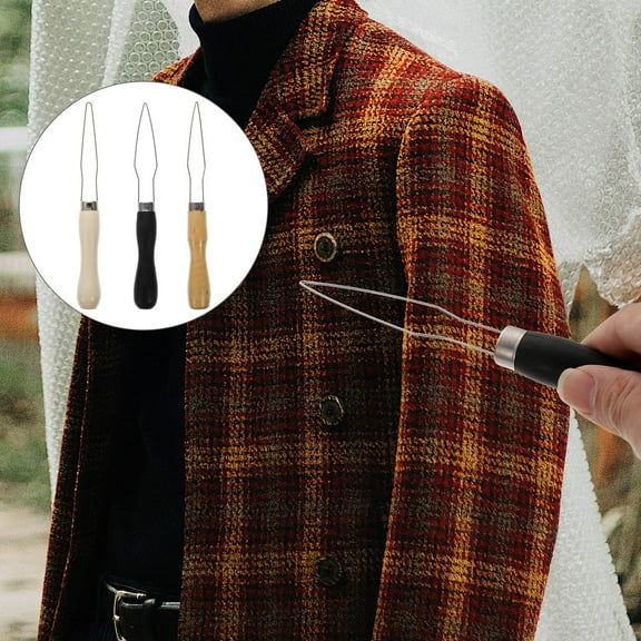 ROSENICE 3Pcs Buttoning Aid Fasten Buttons White Plastic 1.7In